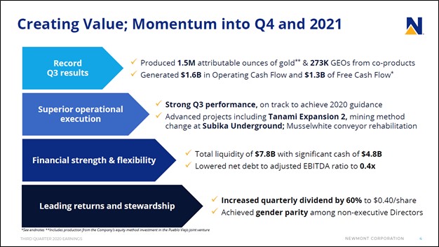 New Gold Reports Strong Third Quarter Operational Results