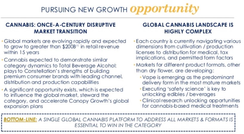 Constellation Sets Tone, Outlines Opportunity - Valuentum Securities Inc.